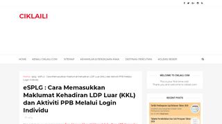 
                            13. eSPLG : Cara Memasukkan Maklumat Kehadiran LDP Luar ...