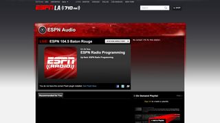 
                            7. ESPN 104.5 Baton Rouge LIVE - Freddie Coleman - ESPN Los Angeles
