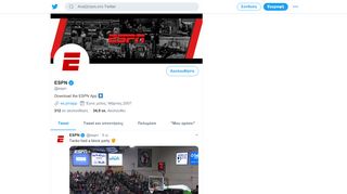 
                            10. ESPN (@espn) | Twitter