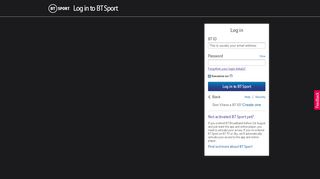 
                            6. ESPN on BT Sport - Login Page