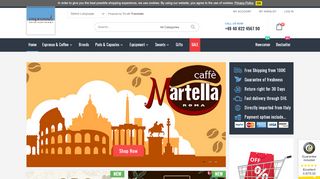 
                            8. Espresso International » Best espresso beans online from ITALY