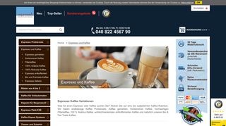 
                            1. Espresso und Kaffee - Espresso International