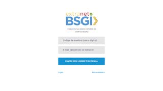 
                            4. Esqueci a senha - BSGI Extranet