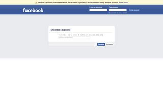 
                            13. Esqueci-me da palavra-passe | Não consigo iniciar sessão | Facebook