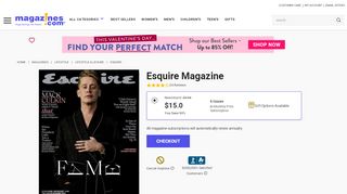 
                            7. Esquire Magazine Subscription Discount | Magazines.com