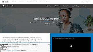 
                            8. Esri's MOOC Program