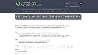 
                            6. ESS – Employee Self Service Password Reset Steps | AVRCE