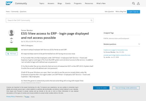 
                            13. ESS IView access to ERP - login page displayed and not access ...