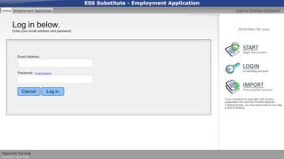 
                            9. ESS Substitute - Employment Application - applitrack.com