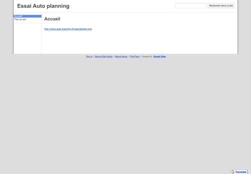 
                            5. Essai Auto planning - Google Sites