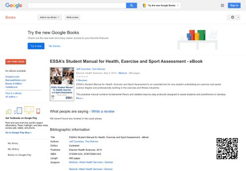 
                            7. ESSA’s Student Manual for Health, Exercise and Sport Assessment - ... - Google 도서 검색결과