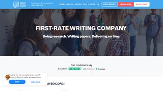 
                            13. EssayBox.org - First-rate Essay Writing Service!