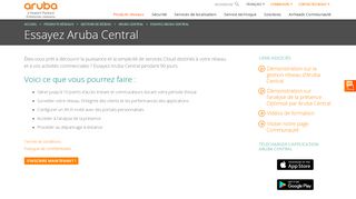 
                            4. Essayez Aruba Central - Aruba Networks