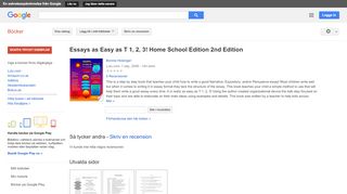 
                            11. Essays as Easy as T 1, 2, 3! Home School Edition 2nd Edition