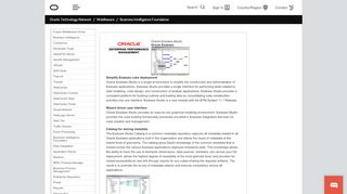 
                            3. Essbase Studio | Business Intelligence | Oracle