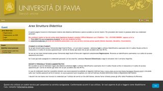 
                            1. Esse3 - Area riservata studenti - Università degli studi di Pavia