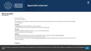 
                            1. ESSE3 - Sportello internet - UniBg