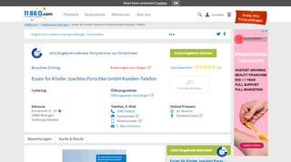 
                            10. ▷ Essen für Kinder Joachim Porschke GmbH Kunden-Telefon | Tel ...