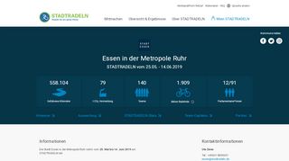 
                            4. Essen in der Metropole Ruhr - Stadtradeln