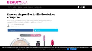 
                            7. Essence shop online: tutti i siti web dove comprare - Beautydea