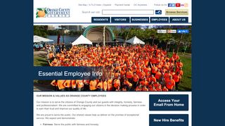 
                            13. Essential Employee Information - Orange County