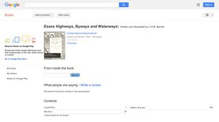 
                            9. Essex Highways, Byways and Waterways: Written and Illustrated by ...