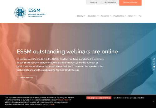 
                            8. ESSM - European Society for Sexual Medicine: Home