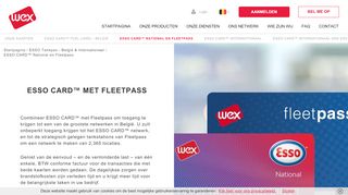 
                            9. ESSO CARD™ National en Fleetpass - WEX Europe Services