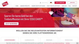 
                            2. ESSO CARD™ Tankkarte für Unternehmen | WEX Europe Services