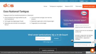 
                            3. Esso nationaal tankkaart voor bedrijven - Diesel Card Service
