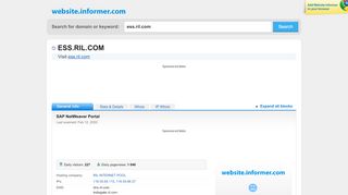 
                            6. ess.ril.com at WI. SAP NetWeaver Portal - Website Informer