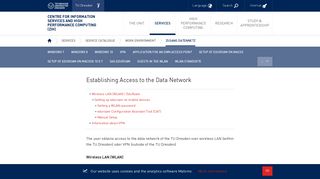
                            3. Establishing Access to the Data Network — Centre for ... - TU Dresden