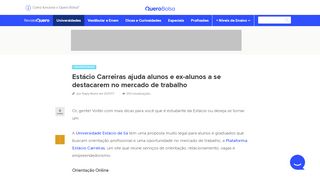 
                            9. Estácio Carreiras Ajuda Alunos E Ex-alunos A Se Destacarem No ...