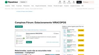 
                            7. Estacionamento VIRACOPOS - Campinas Fórum - TripAdvisor