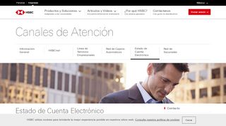 
                            6. Estado de cuenta electrónico - HSBC Banca de Empresas