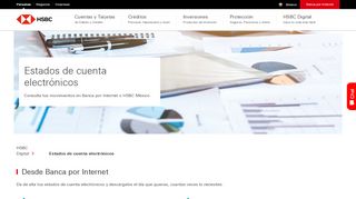 
                            2. Estados de cuenta electrónicos – HSBC México