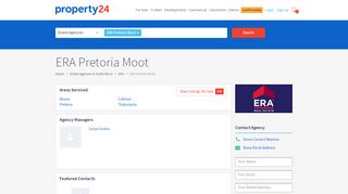 
                            9. Estate Agency profile for Era Pretoria Moot - Property24