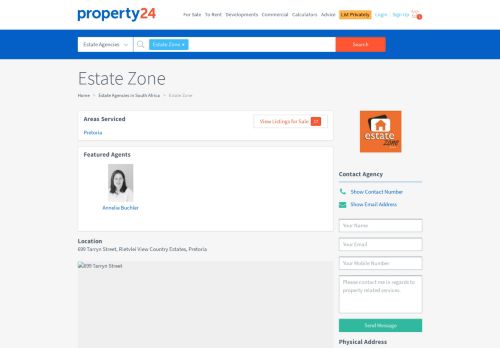 
                            3. Estate Agency profile for Estate Zone - Property24