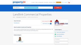 
                            13. Estate Agency profile for Landlink Commercial Properties - Property24