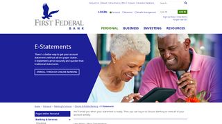 
                            8. eStatements | Electronic Bank Statements | First Federal Bank