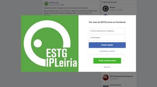 
                            8. ESTG-Leiria - Eleição Estudante delegado do ciclo de... | Facebook