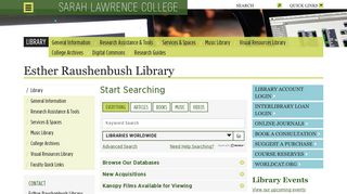 
                            7. Esther Raushenbush Library | Sarah Lawrence College