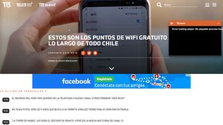 
                            7. Estos son los puntos de WiFi gratuito a lo largo de todo Chile | Tele 13