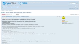 
                            5. Estrarre dati da pagine web con accesso login e password (View ...