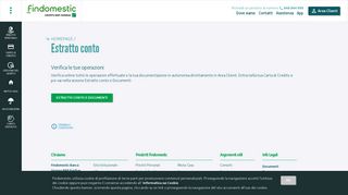 
                            3. Estratto Conto online della tua Carta di Credito | Findomestic