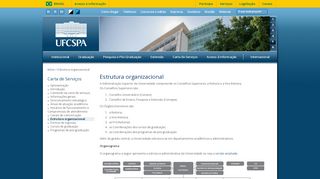 
                            8. Estrutura organizacional - UFCSPA