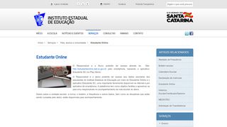 
                            6. Estudante Online - Instituto Estadual de Educação - SED