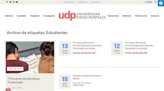 
                            2. Estudiantes UDP