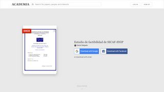 
                            9. Estudio de factibilidad de SICAF-SNIP | Ewind Salgado - Academia.edu