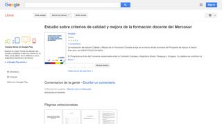 
                            9. Estudio sobre criterios de calidad y mejora de la formación ... - Resultado de Google Books